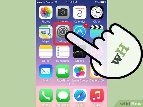 एक iPhone चरण 1 पर एक हॉटमेल खाता सिंक करें