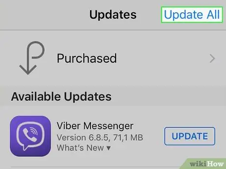 I-update ang isang App mula sa App Store sa isang iPhone Hakbang 3