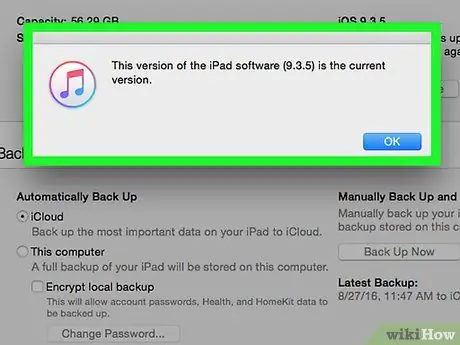 Update iOS-software op een iPad Stap 18