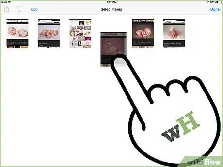 გადააკეთეთ ფოტოები iPad ფოტო ალბომში ნაბიჯი 8