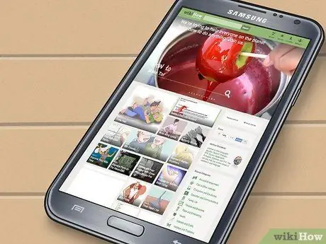 Snimak ekrana na Galaxy Note 2 Korak 1