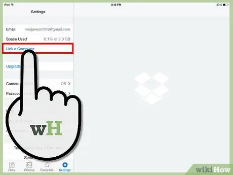 Använd Dropbox på iPad Steg 10