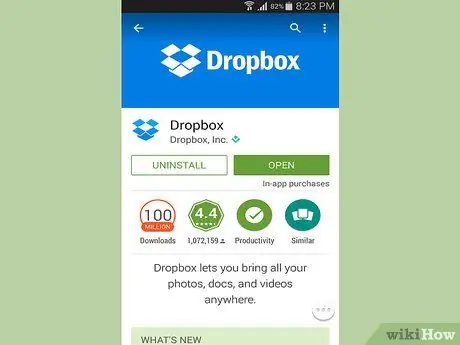 Օգտագործեք Dropbox- ը iPad- ում Քայլ 15