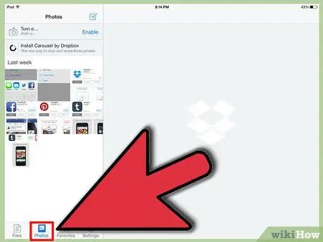 Use o Dropbox no iPad Etapa 5