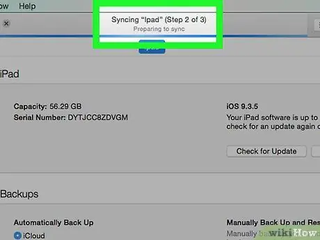 Միացրեք iPad- ը iTunes- ին Քայլ 6
