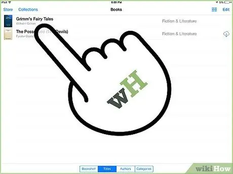 iPad Adım 6'ya bir e-Kitap yerleştirin