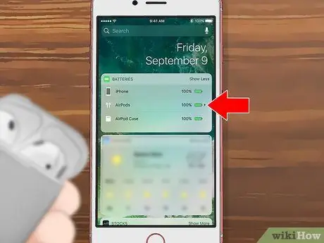 Patikrinkite „Airpod“bateriją 10 veiksmas