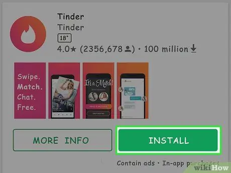 გამოიყენეთ Tinder აპლიკაცია ნაბიჯი 1