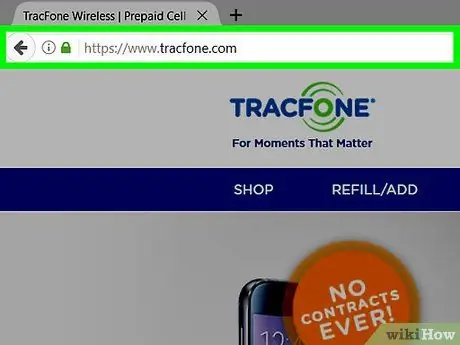 Ավելացնել եթերաժամ Tracfone- ում Քայլ 2