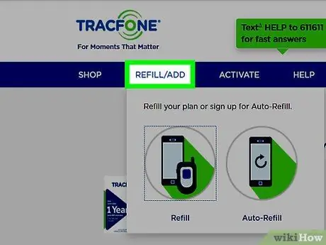 Legg til sendetid på en Tracfone Trinn 3