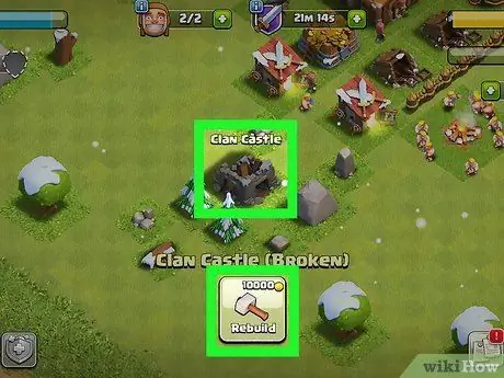 Pridružite se klanu v Clash of Clans 2. korak