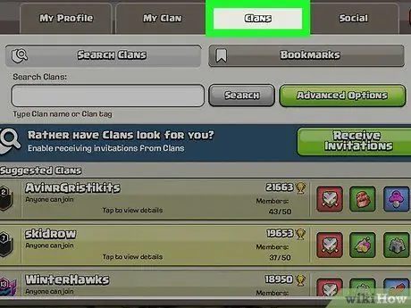 Unisciti a un clan in Clash of Clans Step 4