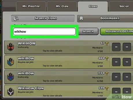 Koom nrog Clan hauv Clash of Clans Step 5