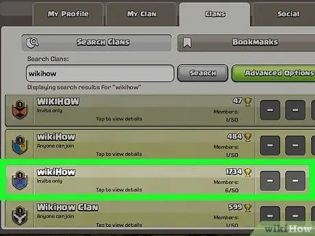 Pridružite se klanu u Clash of Clans Korak 6