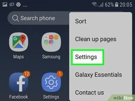 Itago ang Mga Apps sa Samsung Galaxy Hakbang 3