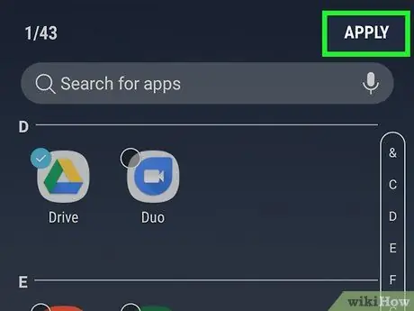 Apps auf Samsung Galaxy ausblenden Schritt 6