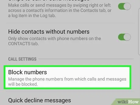 Block Unknown Callers Step 10