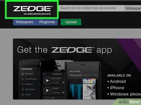 احصل على نغمات رنين مجانية في Zedge.com الخطوة 1