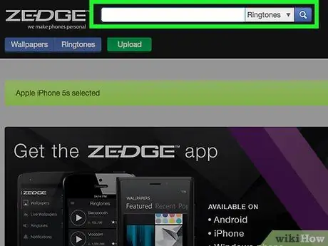 Получите бесплатные рингтоны на Zedge.com Шаг 4