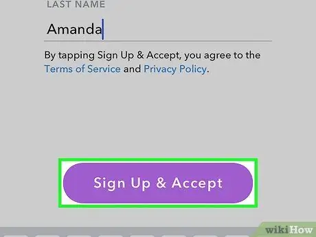 Δημιουργήστε έναν λογαριασμό Snapchat Βήμα 5