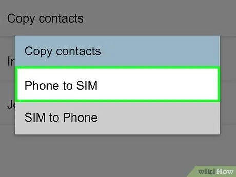 Save Contacts to a SIM Card Step 7