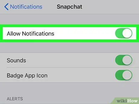 Activa las notificaciones de Snapchat, paso 10