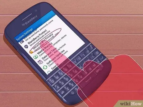 Нулирайте BlackBerry Стъпка 9