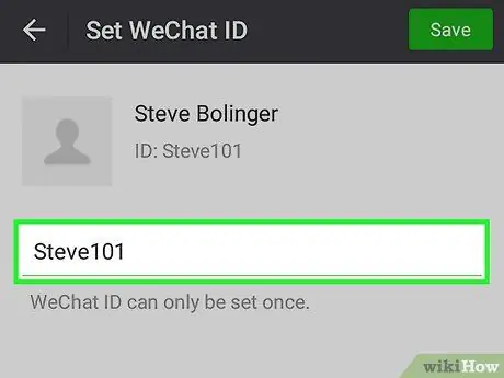 Spremenite svoj WeChat ID Korak 14