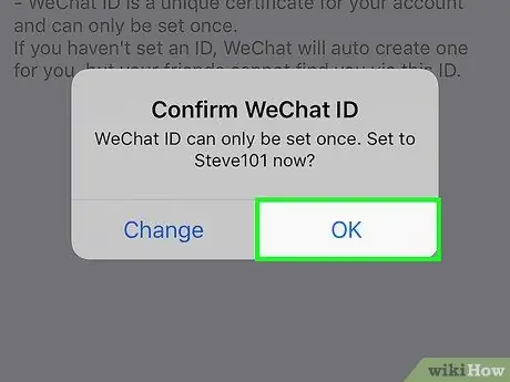 Changez votre identifiant WeChat Étape 8