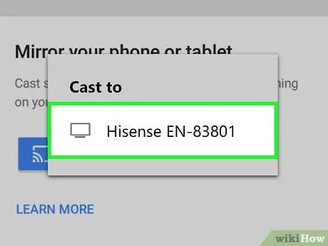 חבר את הטלוויזיה של Hisense לטלפון שלך שלב 11