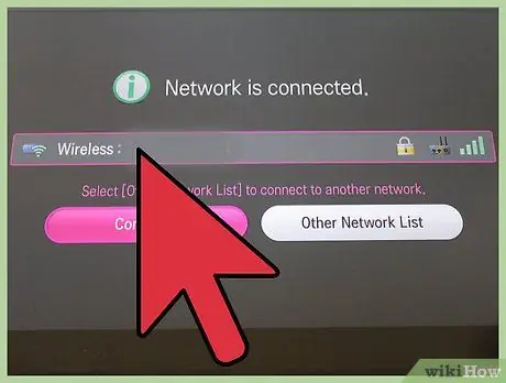 Ikonekta ang isang Samsung TV sa Wireless Internet Hakbang 6