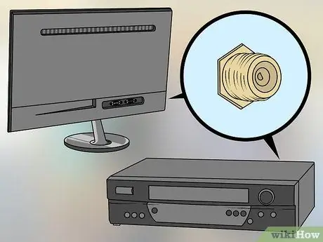 Sambungkan VCR ke TV Langkah 1