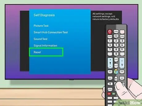 Resetirajte Samsung TV korak 4