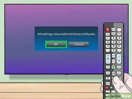 I-reset ang isang Samsung TV Hakbang 9
