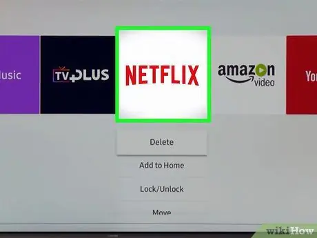 Απεγκαταστήστε το Netflix στη Samsung Smart TV Βήμα 4