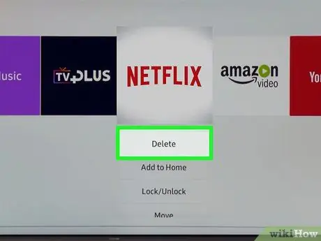 ถอนการติดตั้ง Netflix บน Samsung Smart TV ขั้นตอนที่ 5