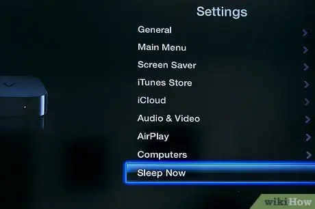 כבה את Apple TV שלב 3