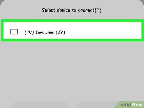 Telefon csatlakoztatása a Samsung TV -hez 4. lépés