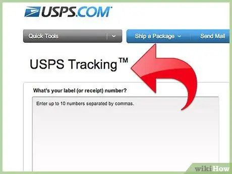 Track a Package Step 5