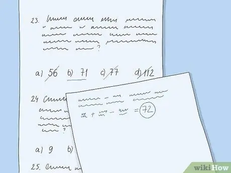 Absolvujte test z matematiky, krok 13