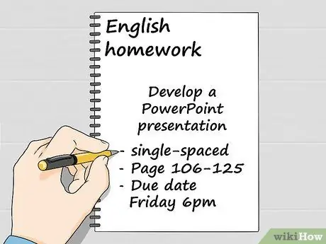 Rancang Jadual Kerja Rumah Langkah 10