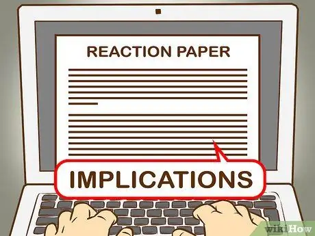 Write a Reaction Paper Step 15