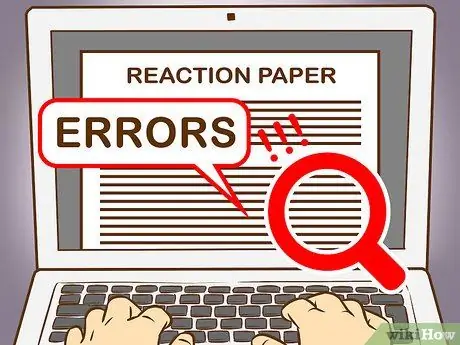 Write a Reaction Paper Step 17