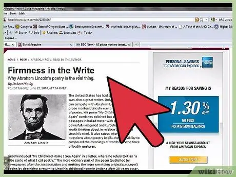 Aggiungi un sito web a una bibliografia Passaggio 5