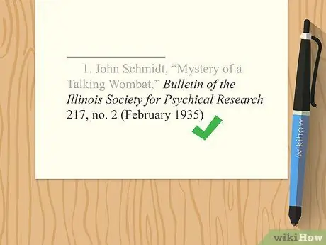 Cite Sumber di Chicago Manual Gaya Gaya Langkah 12