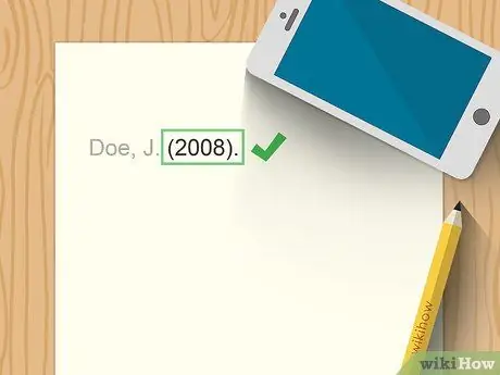 Navedite članak u APA -i, korak 9