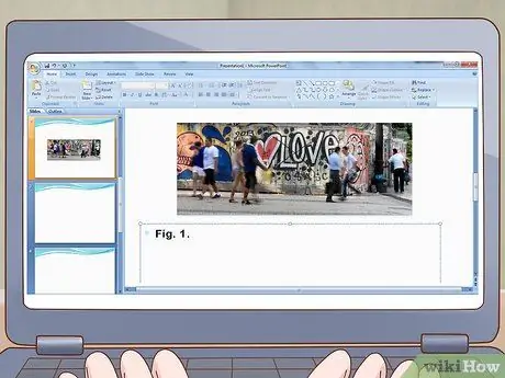 Citer des images dans PowerPoint Étape 1