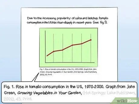 Cite um gráfico em um papel Etapa 5