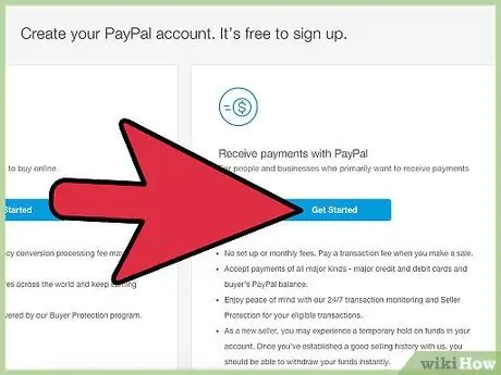 Prijímajte platby na serveri Paypal, krok 2