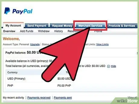 Fizetések elfogadása Paypalon 5. lépés